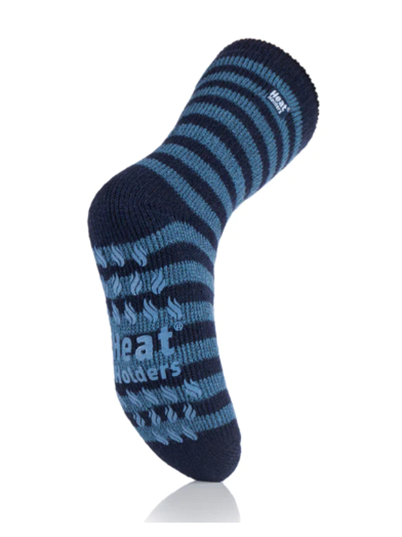 Platinum Mens Heat Holder Newland Socks Navy
